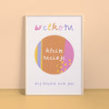 Poster A4 Kleur | Klein meisje