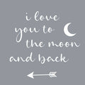 Cadeau kaartjes - Moon and back - 20 stuks