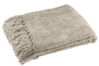 J-Line deken Chenille - polyester - groen