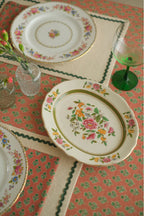 Tafelmat | Clara eucalyptus katoenen tafelmatten-set van 2 van Sanctuary Living