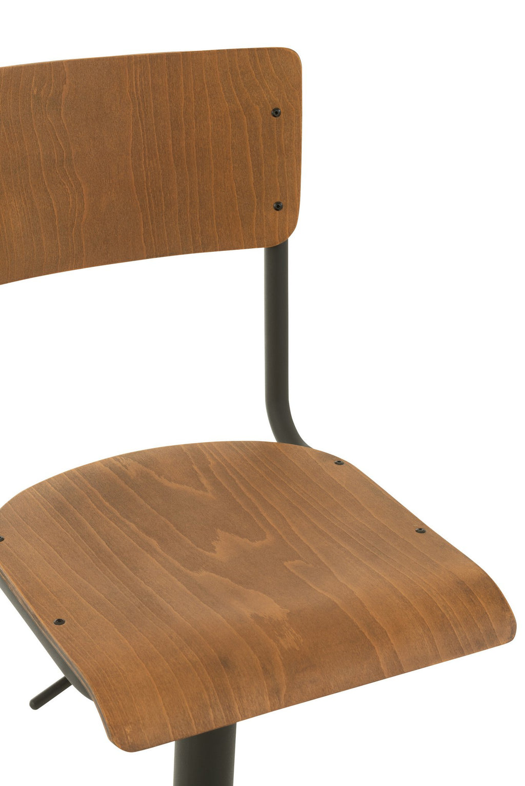 J-Line barstoel - hout/metaal - bruin