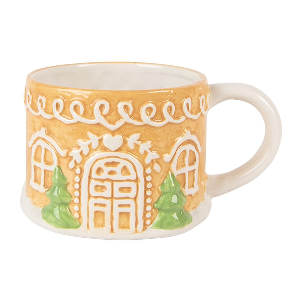 Tea for One Gingerbread house 550 ml / 450 ml Bruin Keramiek