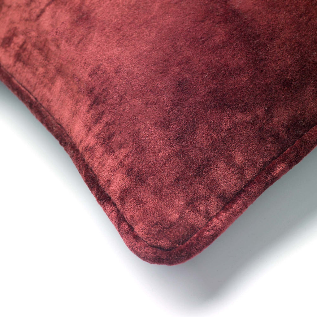Chloe | Kussen | 30x50 cm Merlot | Rood | Hoii | Met luxe binnenkussen