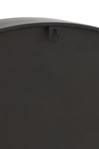 J-Line klok Tandiel - hout - zwart/wit - large - Ø 60 cm