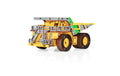 Eco Wood Art (EWA) 3D Mechanische Houten Puzzel, Hybrid Mining Dump Truck Belaz-7513M, 4233, Kleur Geel, 18x9x10cm