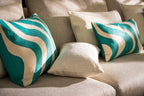 Dutch Decor Oceane - Outdoor Cushion 30x50 cm - Latigo Bay - Blue