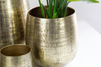 Karakter pot oud goud handgeslepen set3