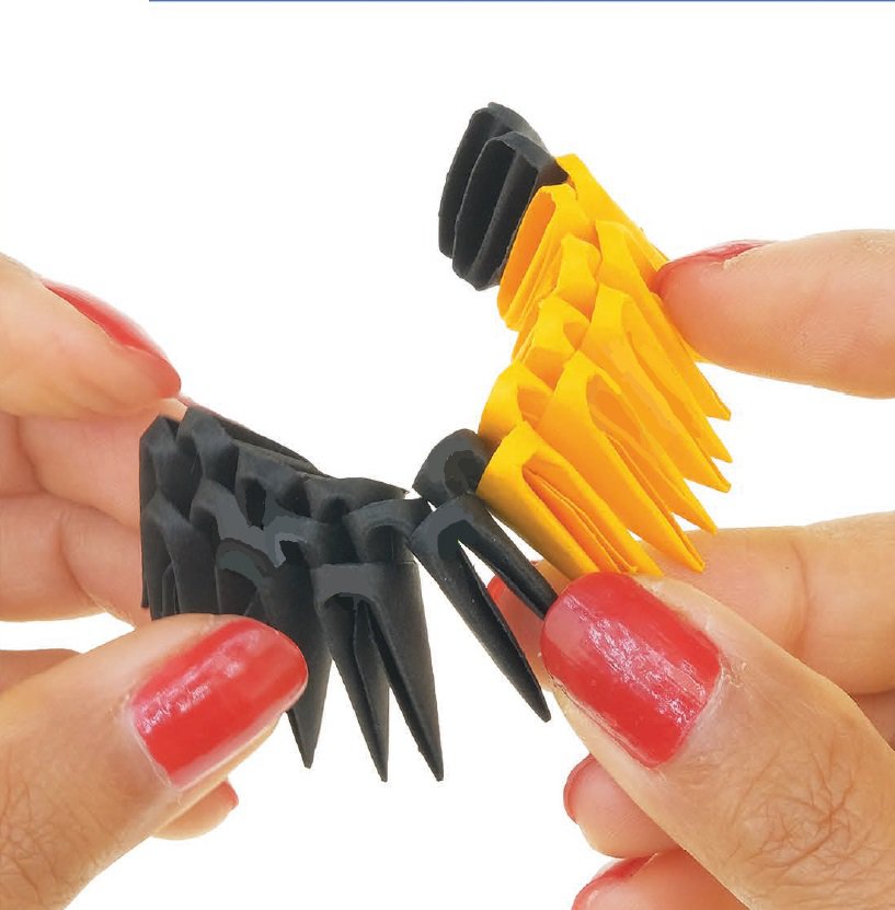 3D Model Origami Haan- Papier