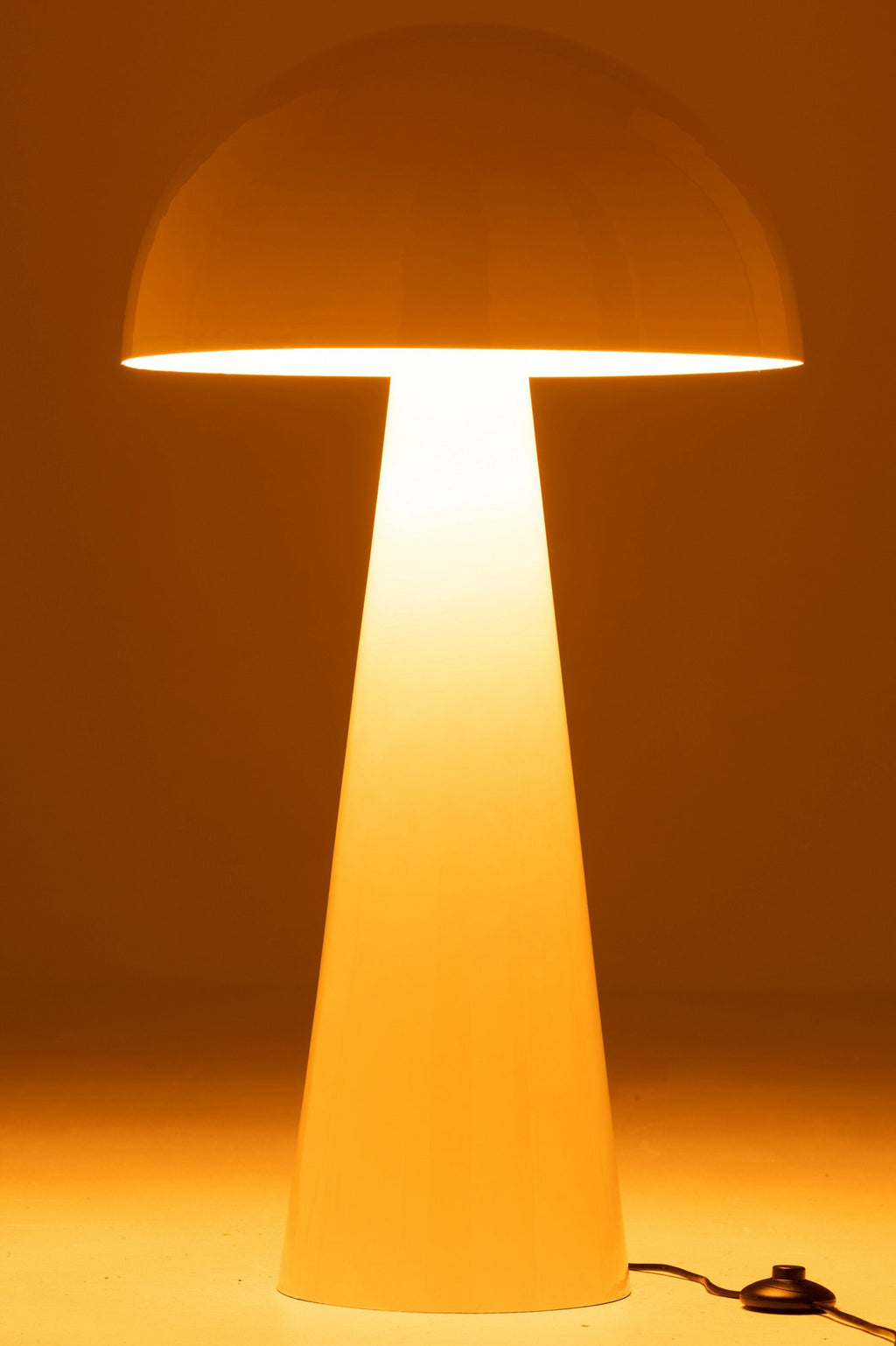 J-Line lamp Paddenstoel - metaal - wit - extra large