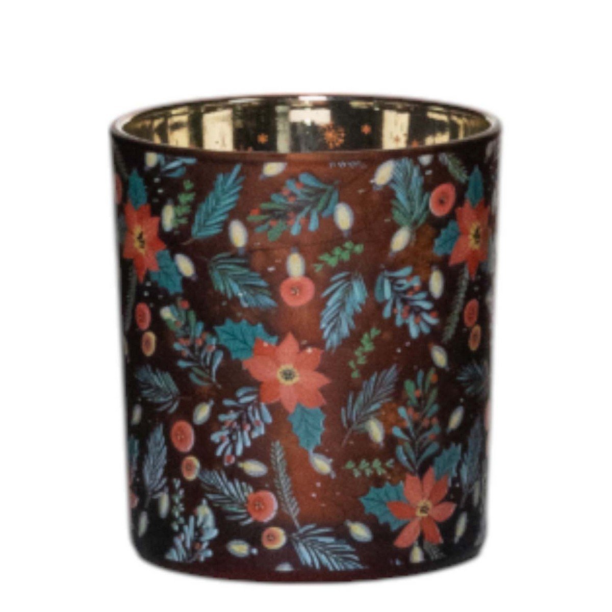 Theelichthouder kerstster groot 18cm