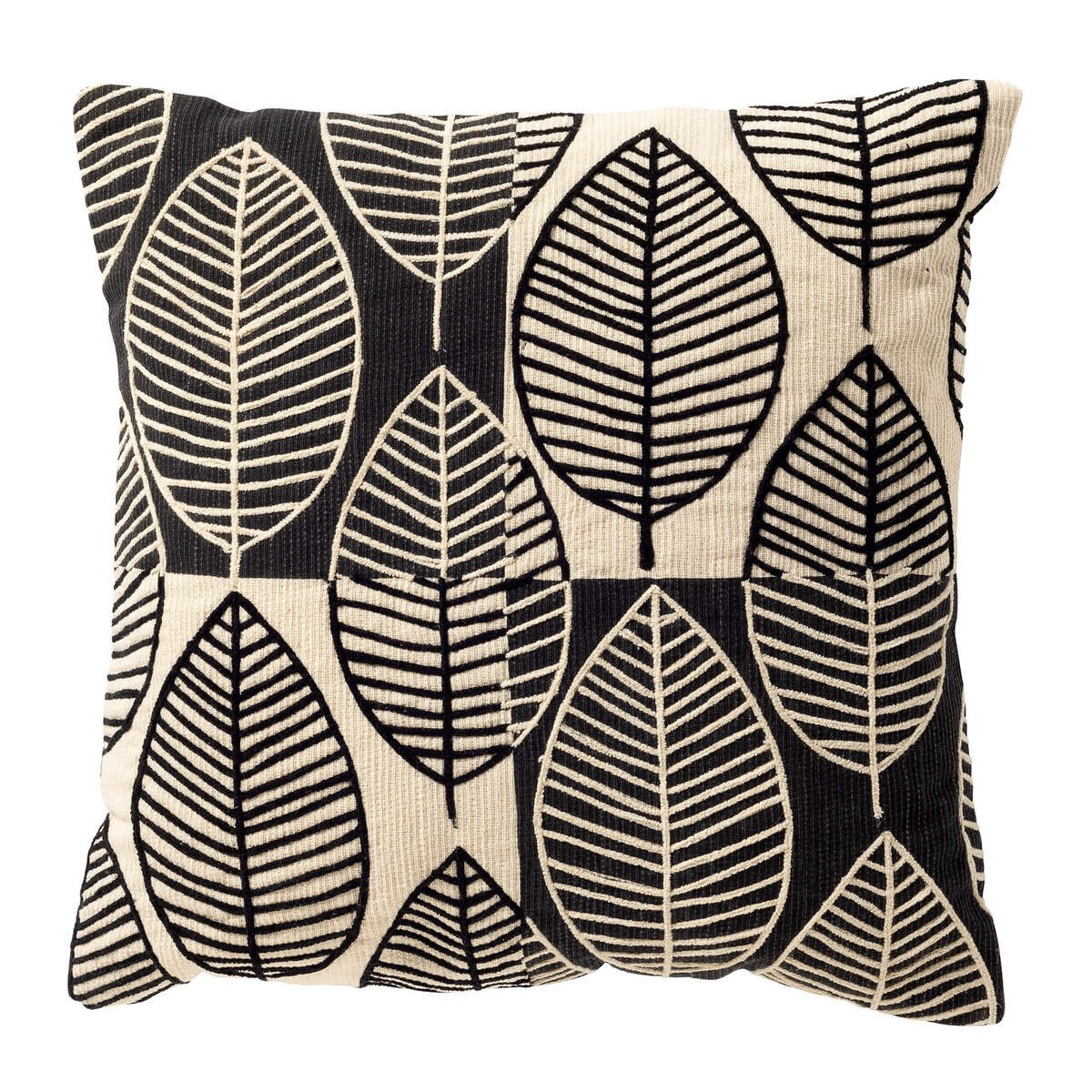 Nederlands decor dakota - kussen 45x45 cm - raaf - zwart