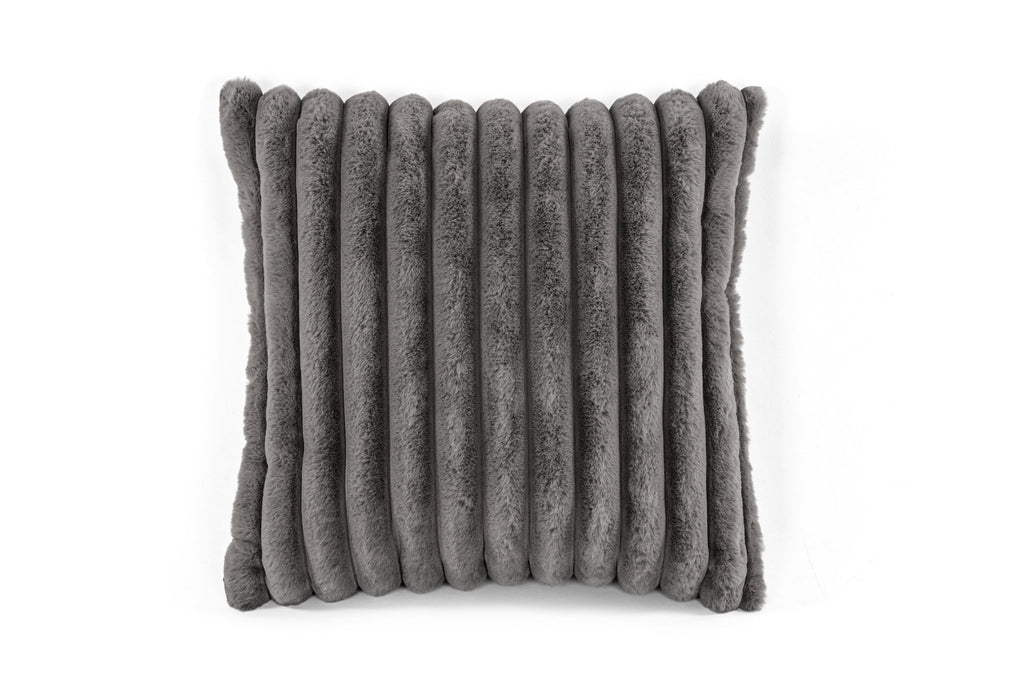 Cushion (filled) Bubble rabbit fur - 45x45cm