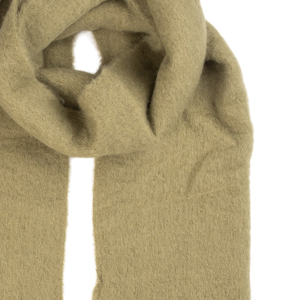 Wintersjaal Dames 40x190 cm Groen Textiel