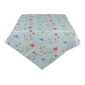 Tafelkleed 150x150 cm Blauw Groen Katoen Bloemen Tafellaken