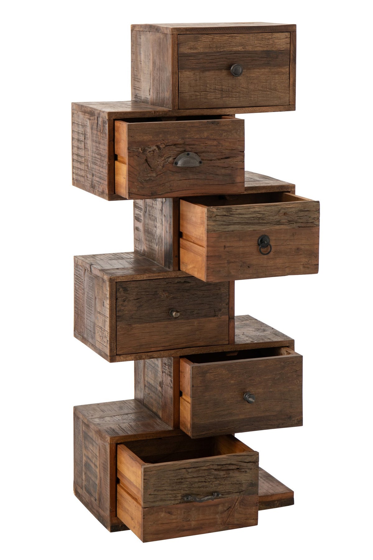 J-Line ladekast Toro - gerecycleerd hout - naturel