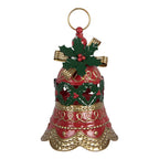 Kerstdecoratie Beeld Bel Ø 21x29 cm Rood Metaal