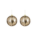 Spiegel bal champagne 2 stuks