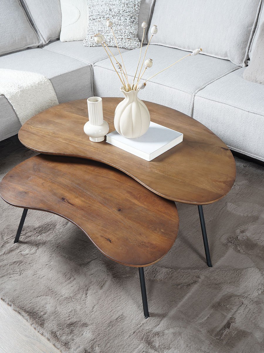 Vloerkleed Velluto Choco - Rond ø160 cm