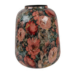 Vaas Ø 21x25 cm Roze Metaal
