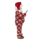Beeld Kerstman 28 cm Rood Kunststof Beld Kerstmis