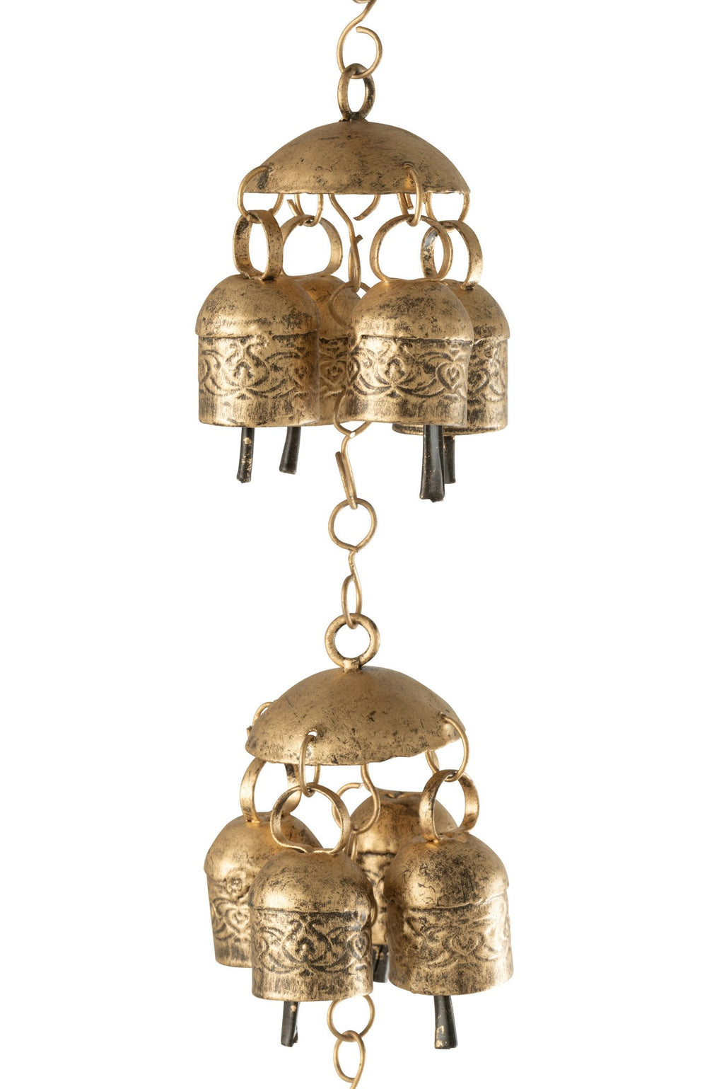 J-Line hanger Bellen - ijzer - goud