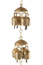 J-Line hanger Bellen - ijzer - goud