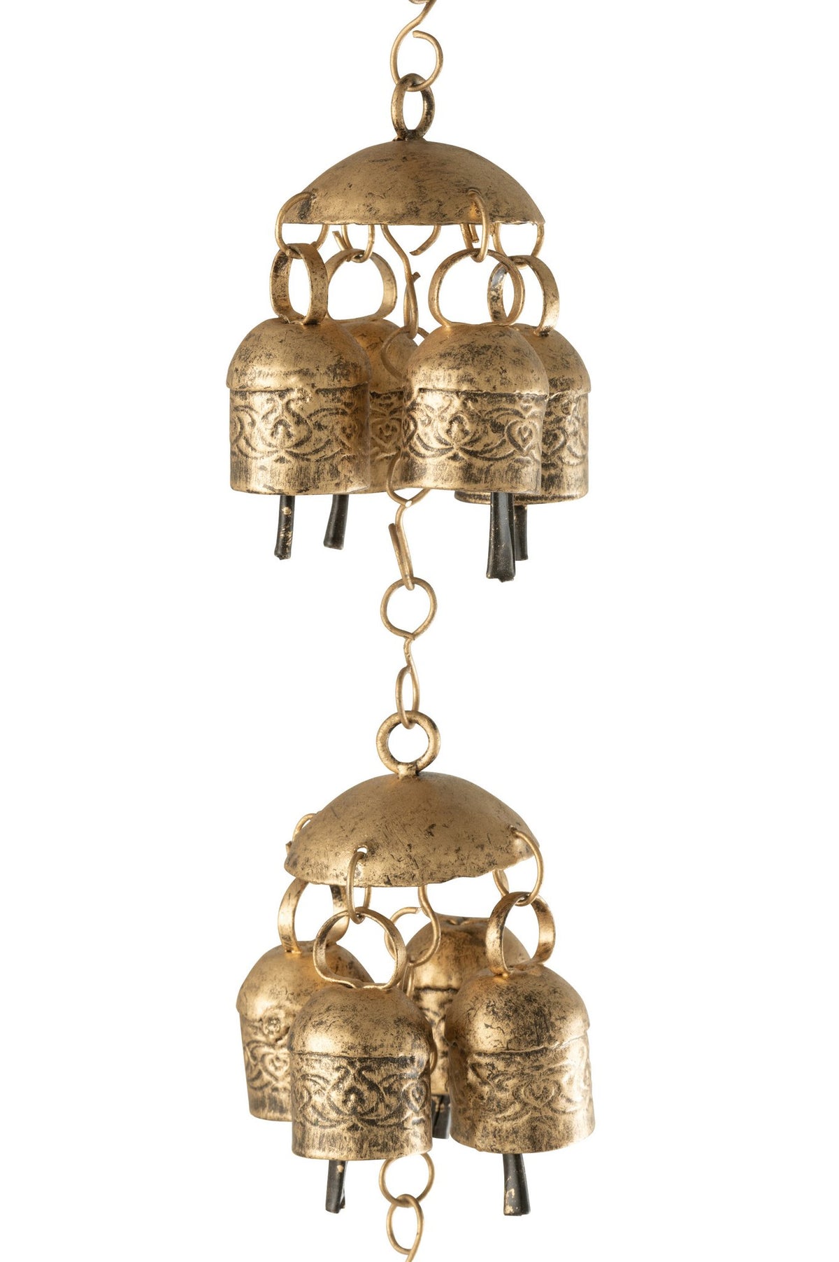 J-Line hanger Bellen - ijzer - goud