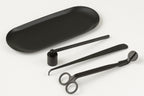 J-Line kaarsendief Candle Kit - ijzer - zwart