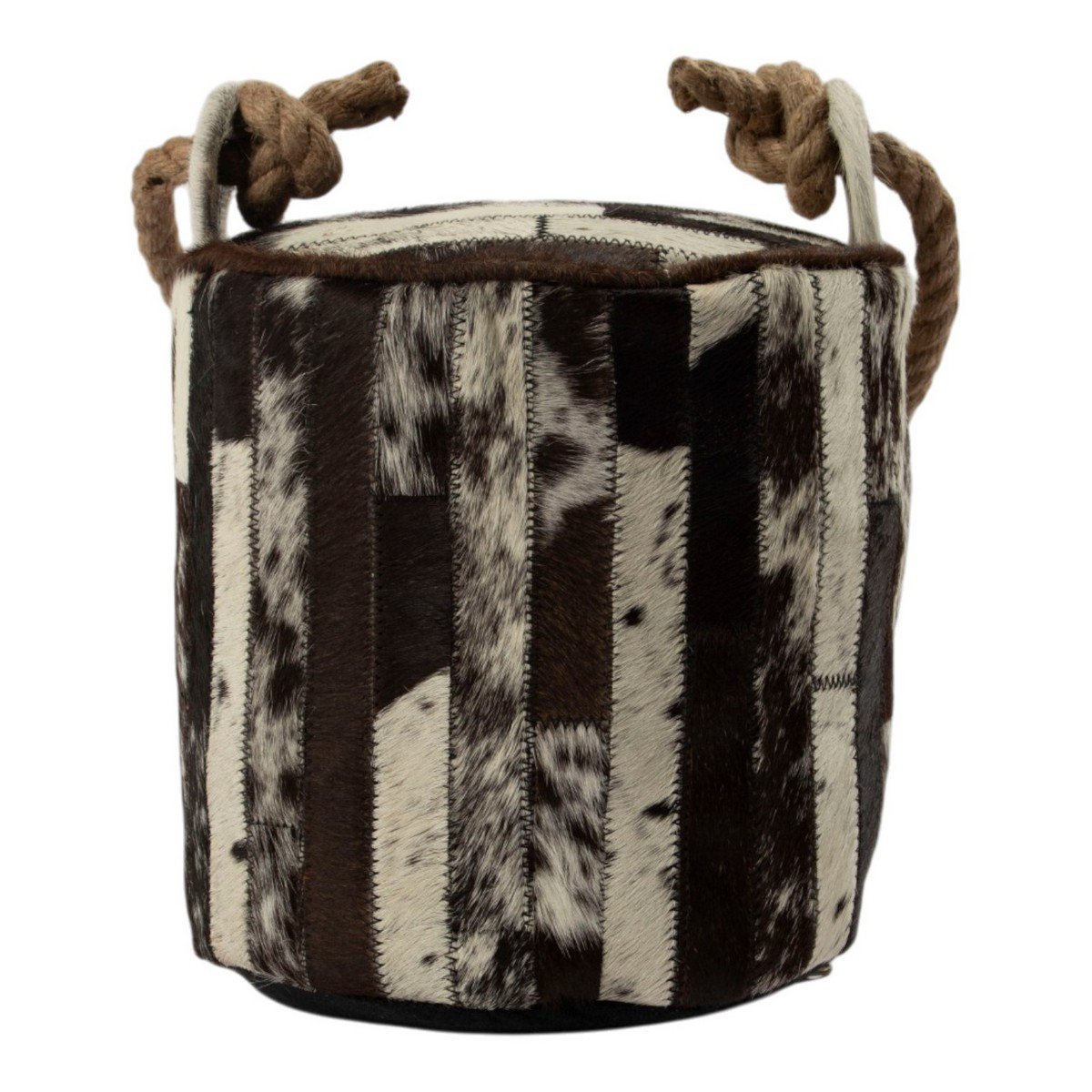 Deurstopper koeleer patchwork zwart/wit 20x20x20cm (bos taurus taurus)