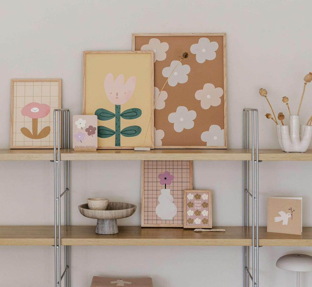 Kinderposter It's Tulip Time!, Eco-papier en verpakking
