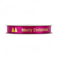 Satijn lint – Merry Christmas – Fuchsia - 15mm x 20m