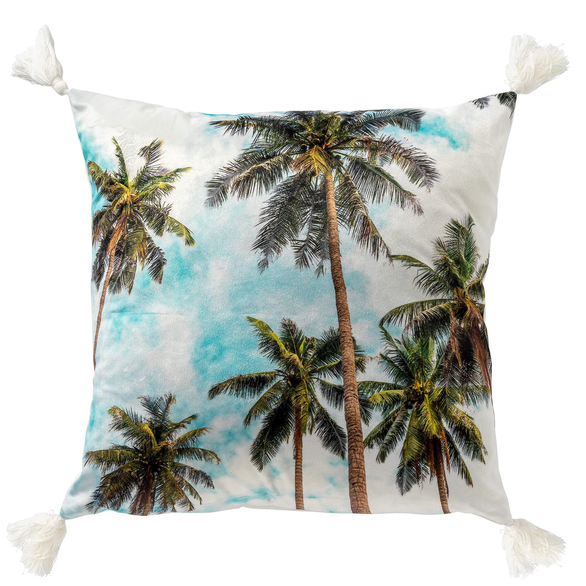 Dutch Decor Bahamas - Kussen 45x45 cm - Sneeuwwitje - Wit