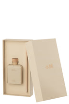 J-Line geurolie + stokjes - Suit & Tie - leder - beige - 100ml