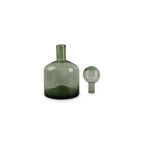 Vaas met deksel 22xH40,5cm groen Fera