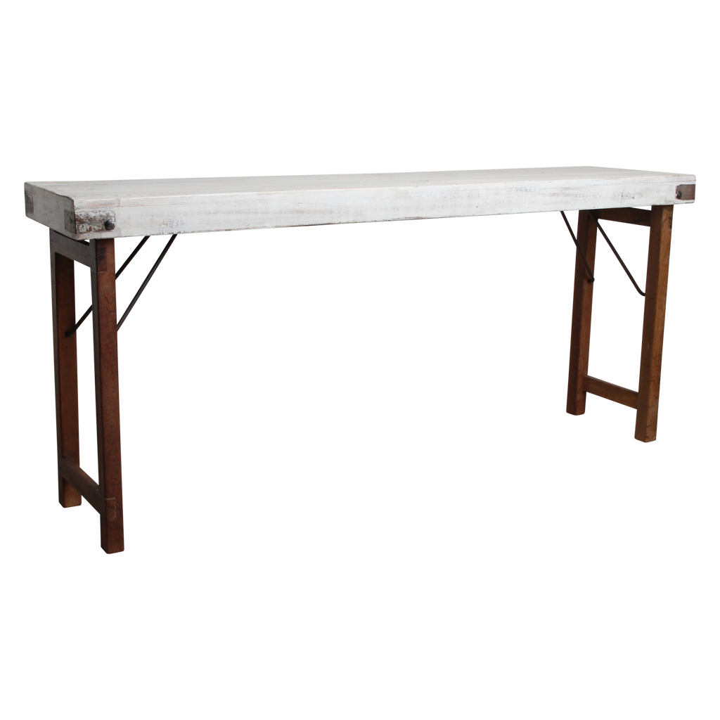 Console tafel wit opklapbaar