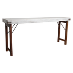 Console tafel wit opklapbaar