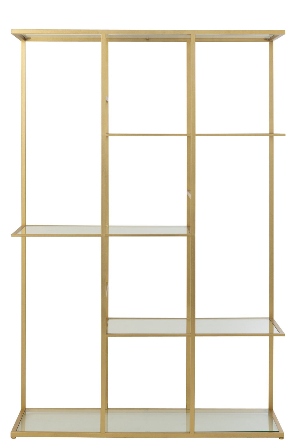 J-Line rek - ijzer/glas - goud