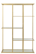 J-Line rek - ijzer/glas - goud