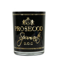 Theelichthouder wijn prosecco zwart medium 12cm