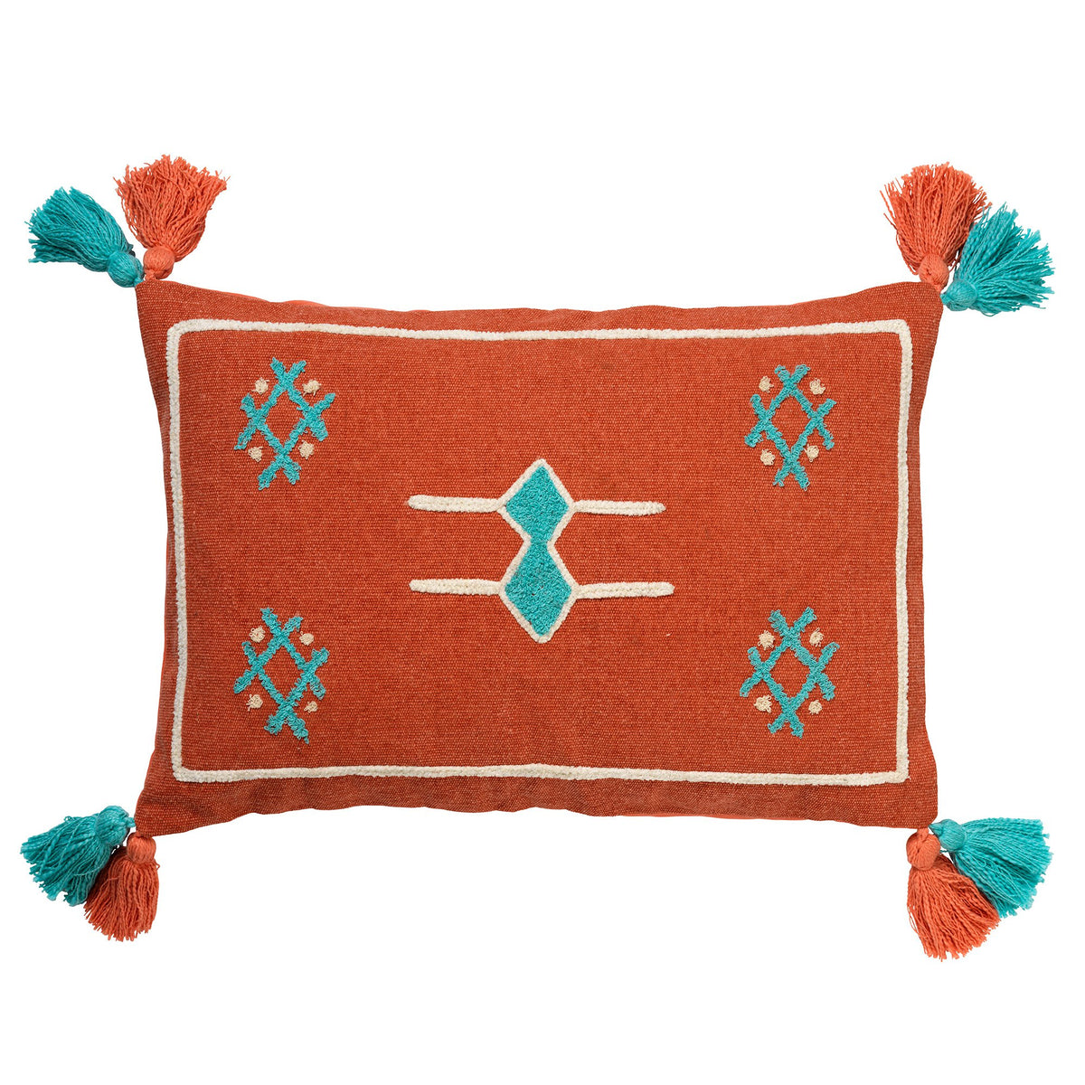 Dutch Decor Zina - Kussen 40x60 cm - Katoen - Kreeftenbisque - Roze