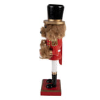 Kerstdecoratie Beeld Notenkraker 9x8x25 cm Rood Hout