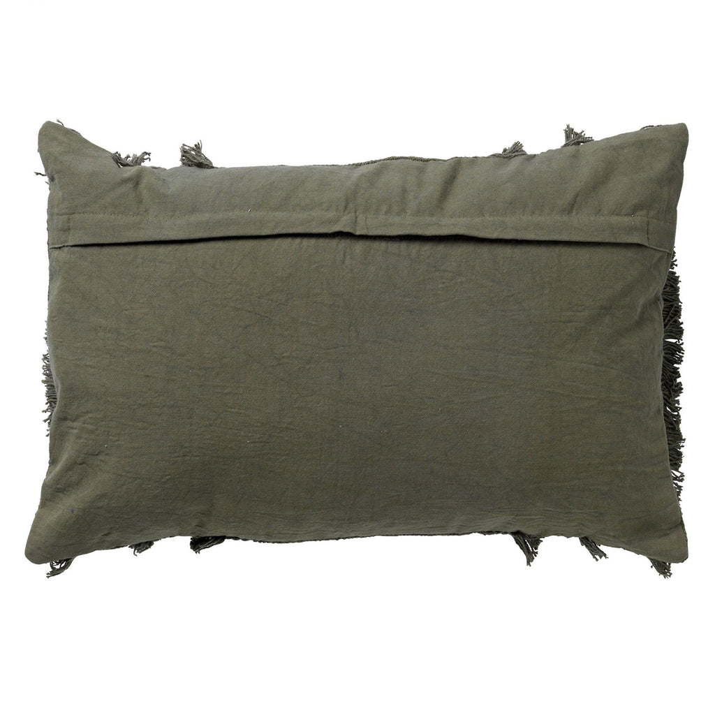 Nederlands decor Fara - Cushion Cotton 40x60 cm bieslook - groen