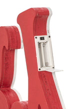 J-Line Xmas decoratie - hout - rood/wit