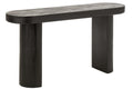 J-Line Consoletafel - mangohout - zwart/naturel