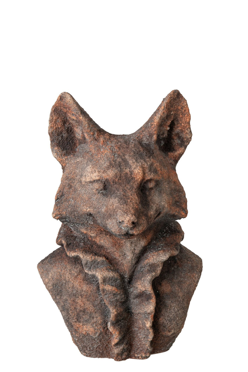 J-Line Vos - polyresin - bruin - small