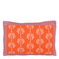 Kussen palmboom rood