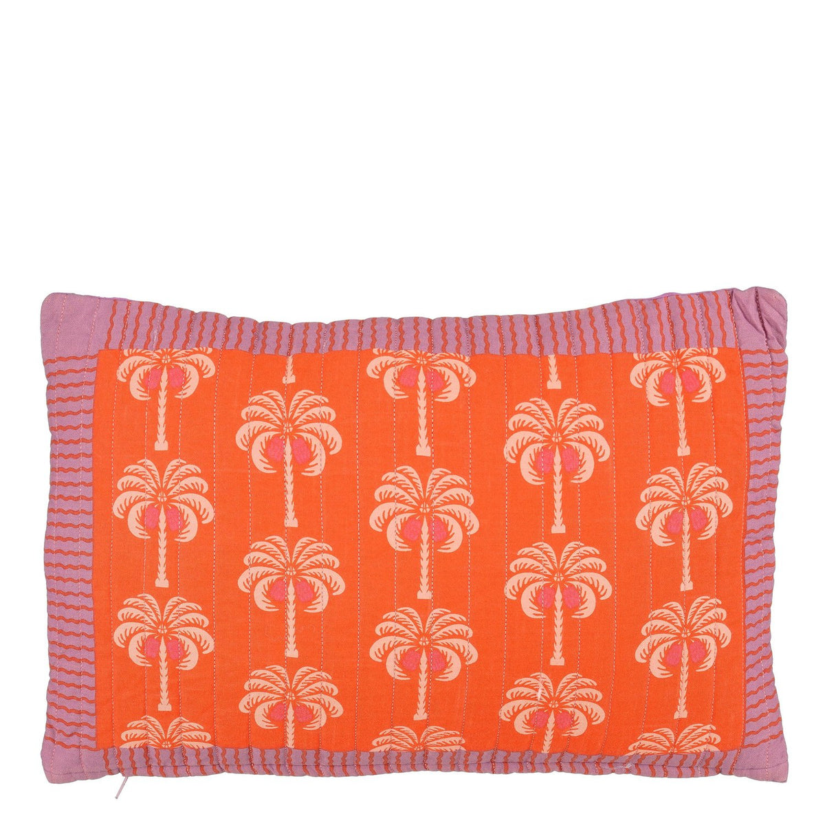 Kussen palmboom rood