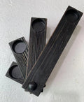 Houten kandelaar zwart