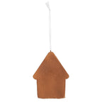 Kersthanger Gingerbread house 8x1x10 cm Groen Kunststof