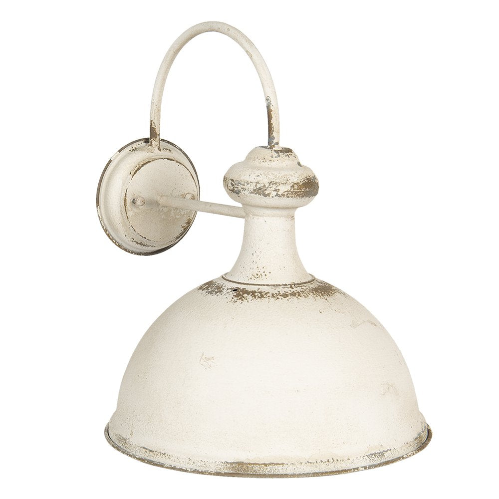 Wandlamp 34x41x43 cm Wit IJzer Muurlamp